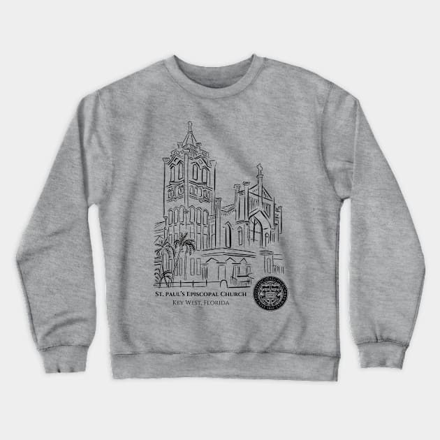 St. Paul's Episcopal Church Crewneck Sweatshirt by St. Paul's Key West